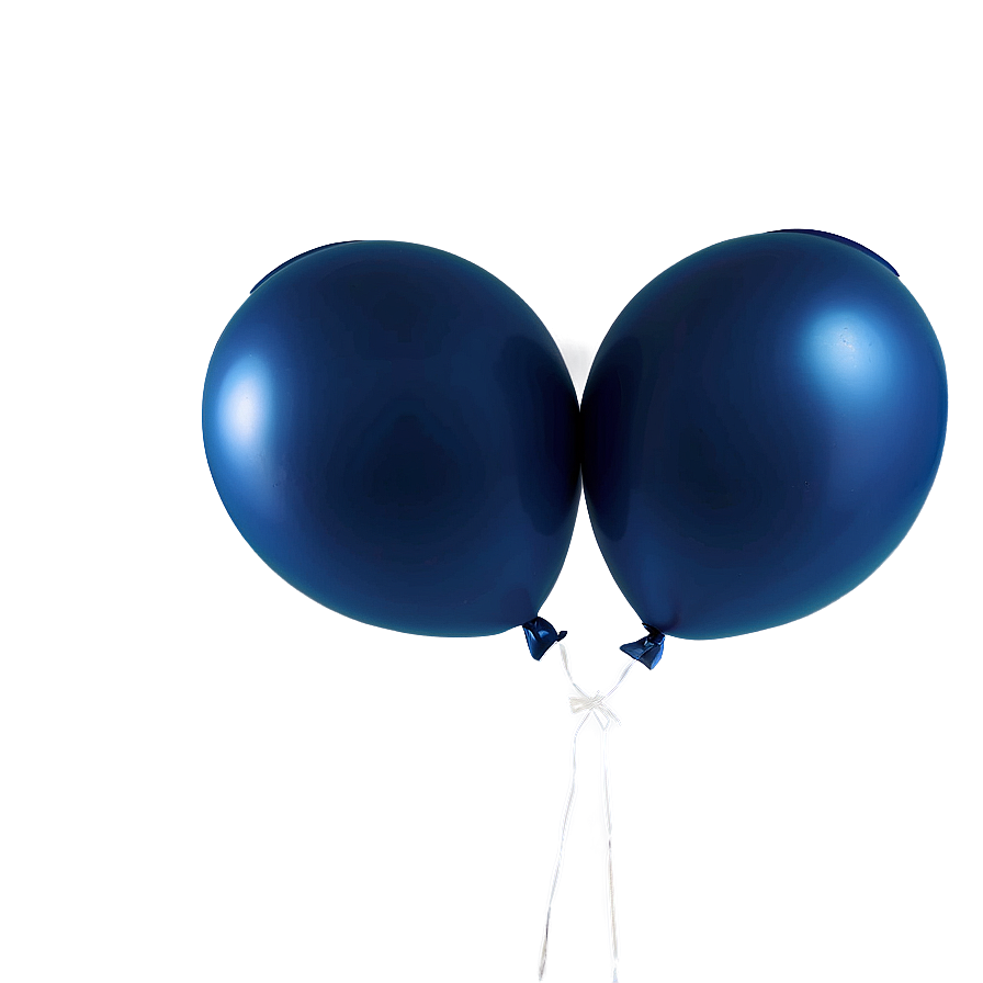 Dark Blue Balloons Png Tft PNG Image