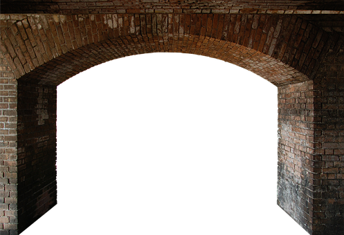 Dark Brick Archway PNG Image