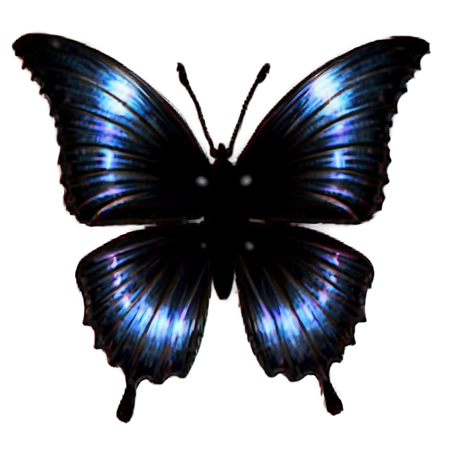 Dark Butterfly Silhouette Png Frx PNG Image