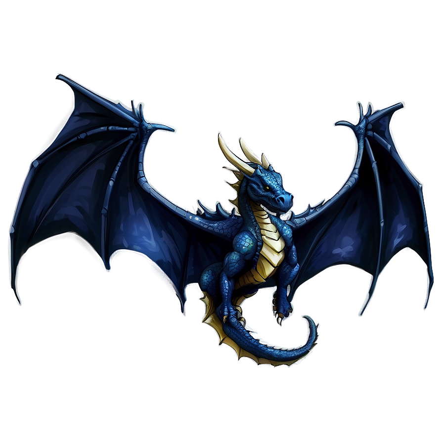 Dark Dragon Wings Drawing Png Bkr79 PNG Image