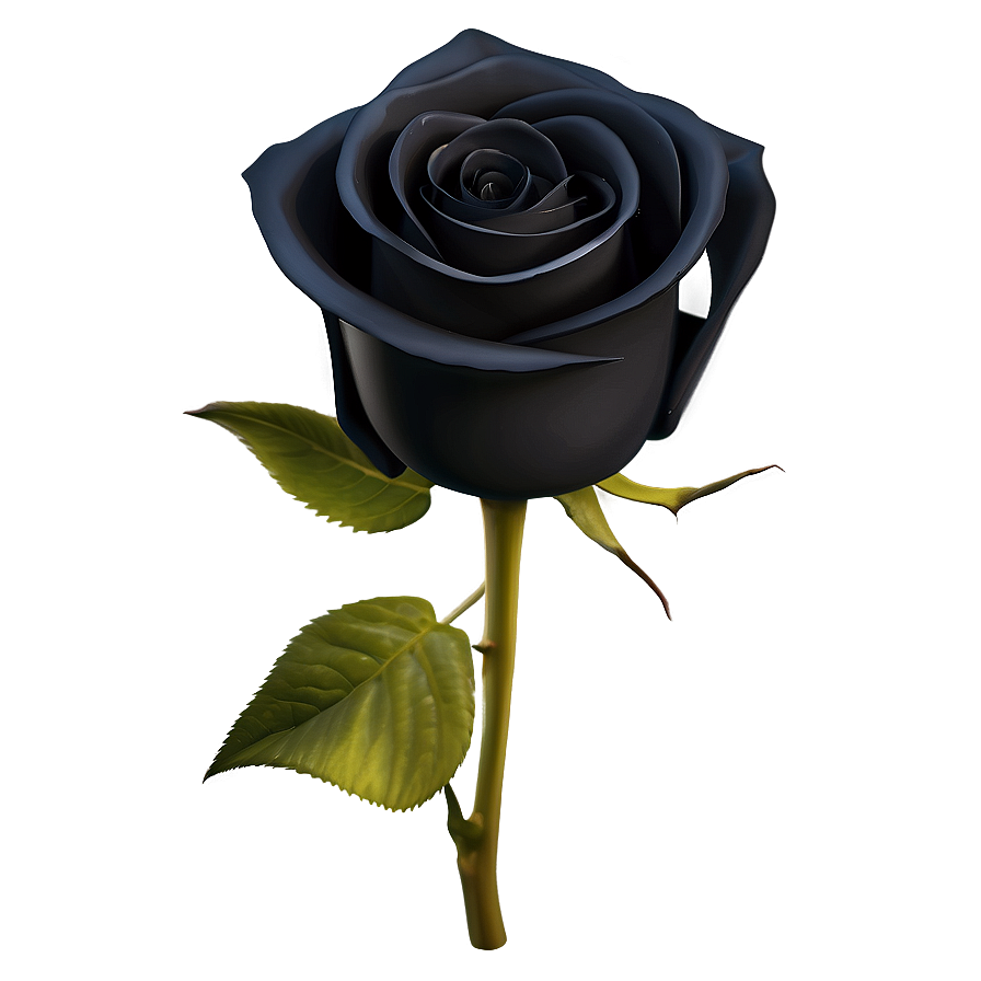 Dark Elegance Black Roses Png Npr PNG Image