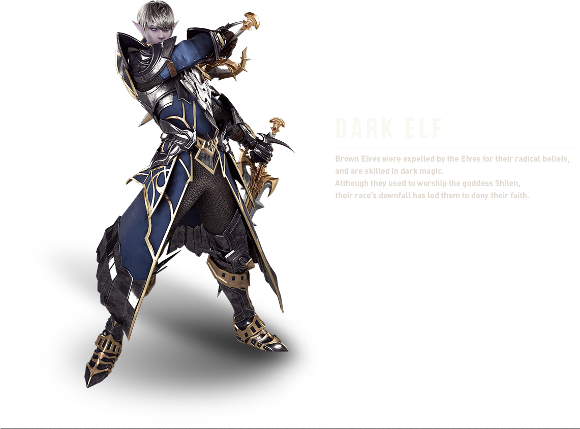 Dark_ Elf_ Fantasy_ Character_ Artwork PNG Image