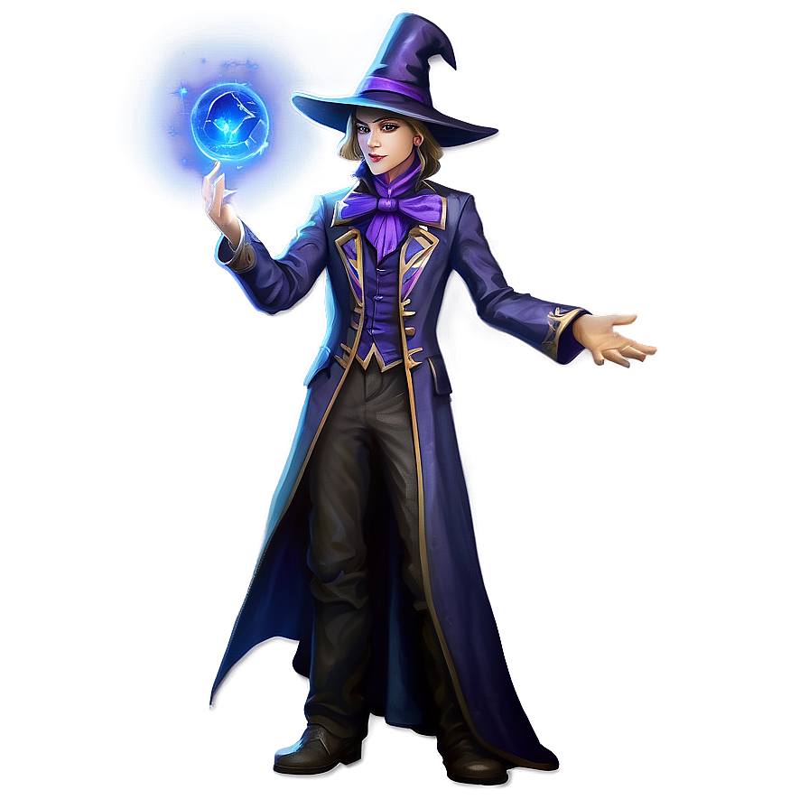 Dark Fantasy Magician Png Qjs PNG Image