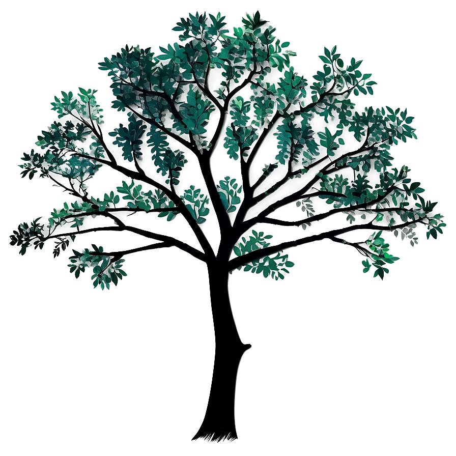 Dark Forest Tree Png Fwh PNG Image