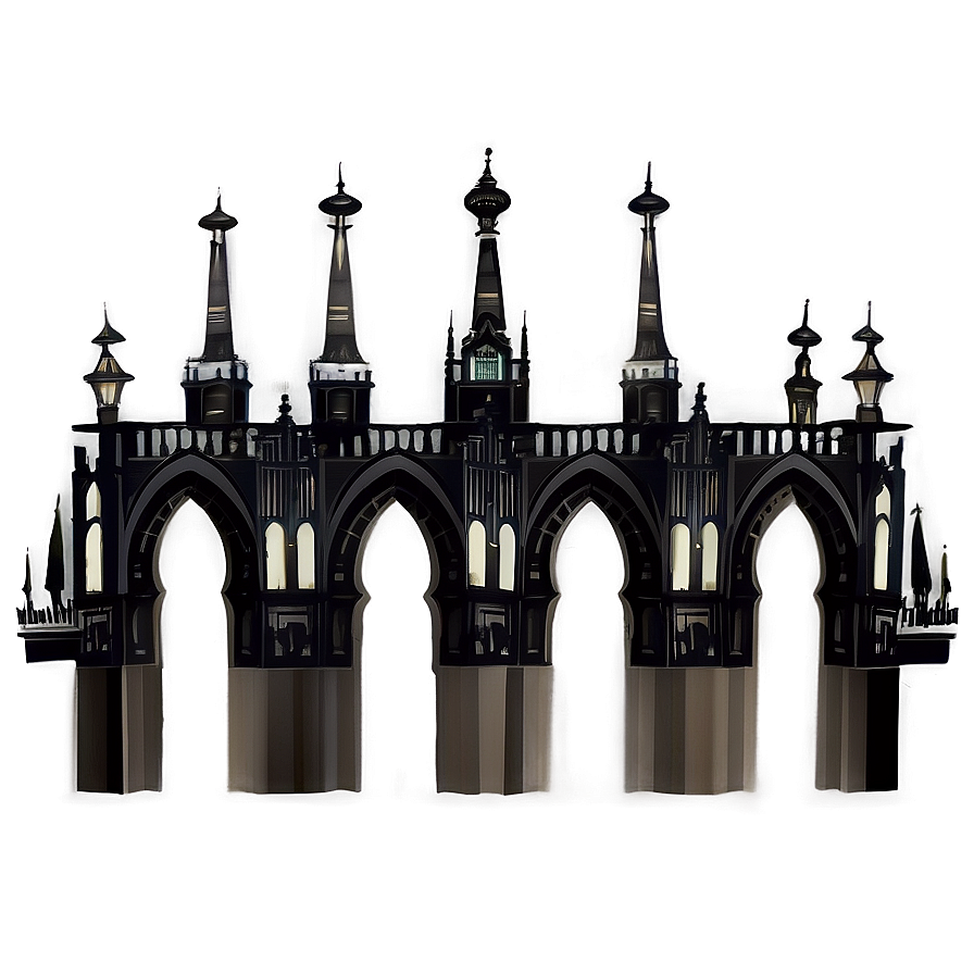 Dark Gothic Architecture Png Aaa73 PNG Image