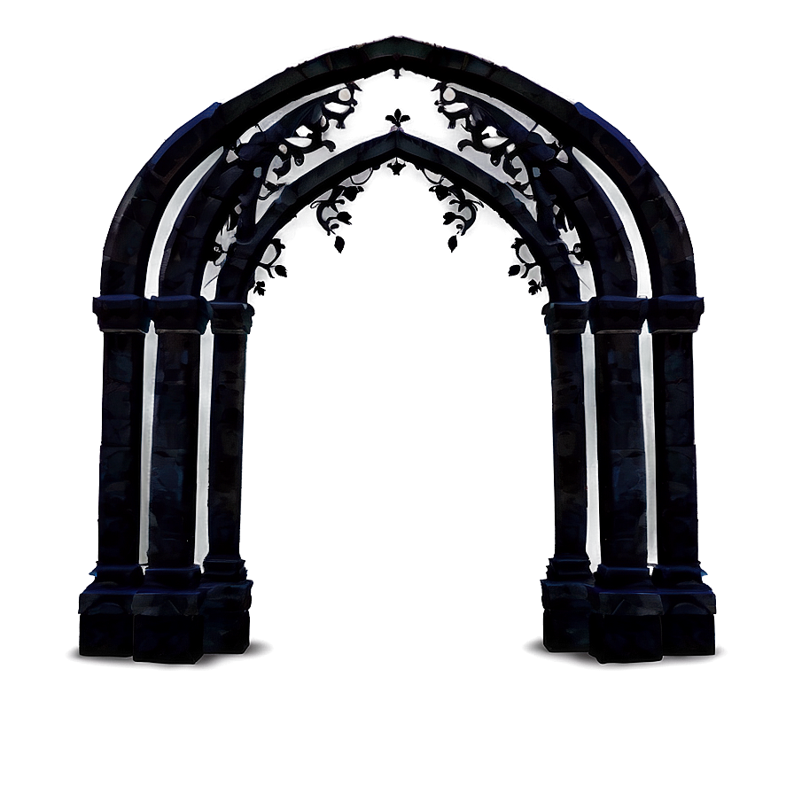 Dark Gothic Archway Png Dfv45 PNG Image