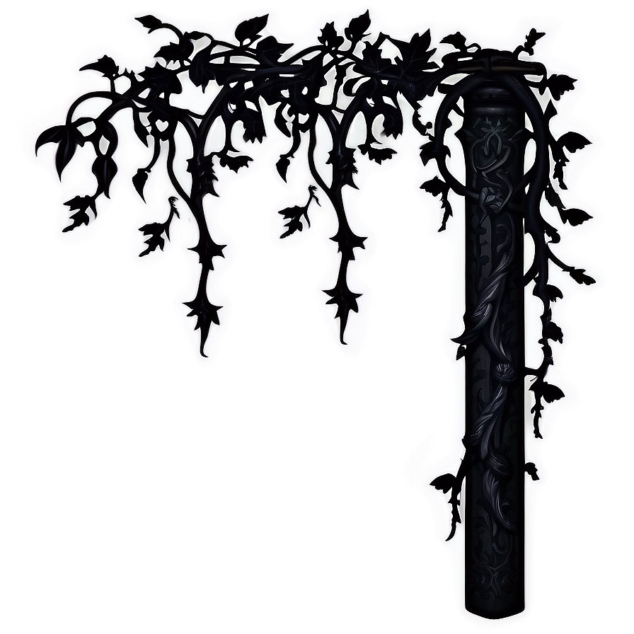 Dark Gothic Vine Png Xub93 PNG Image