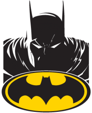 Dark Knight Batman Logo Silhouette PNG Image