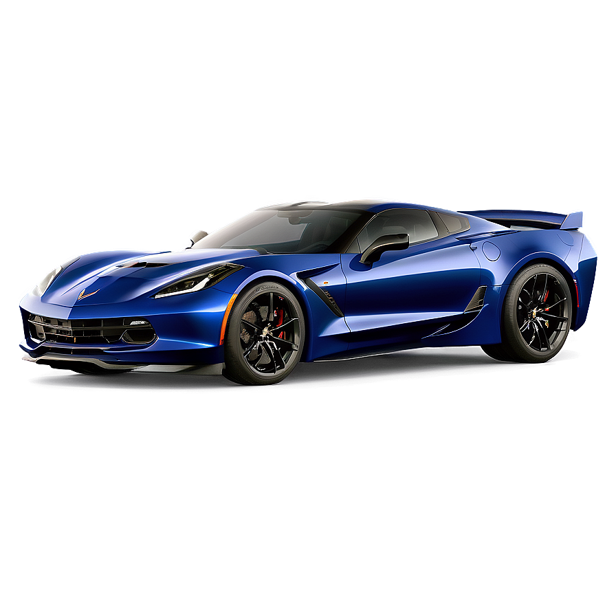 Dark Knight Corvette C8 Png 06252024 PNG Image