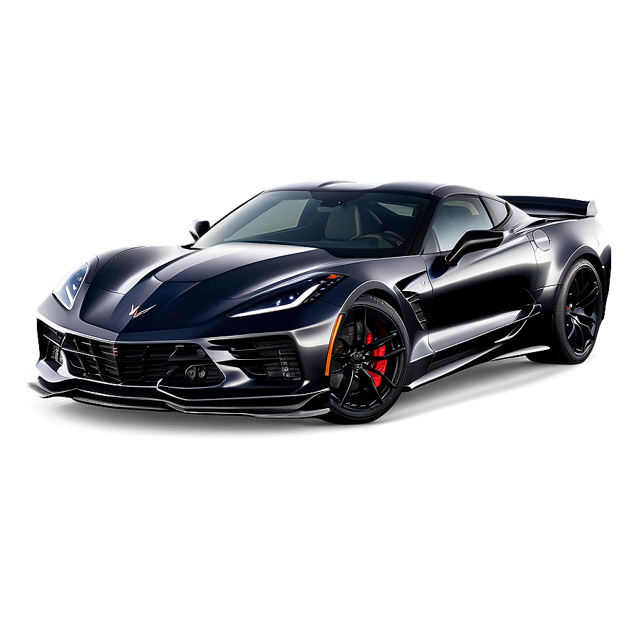 Dark Knight Corvette C8 Png 80 PNG Image