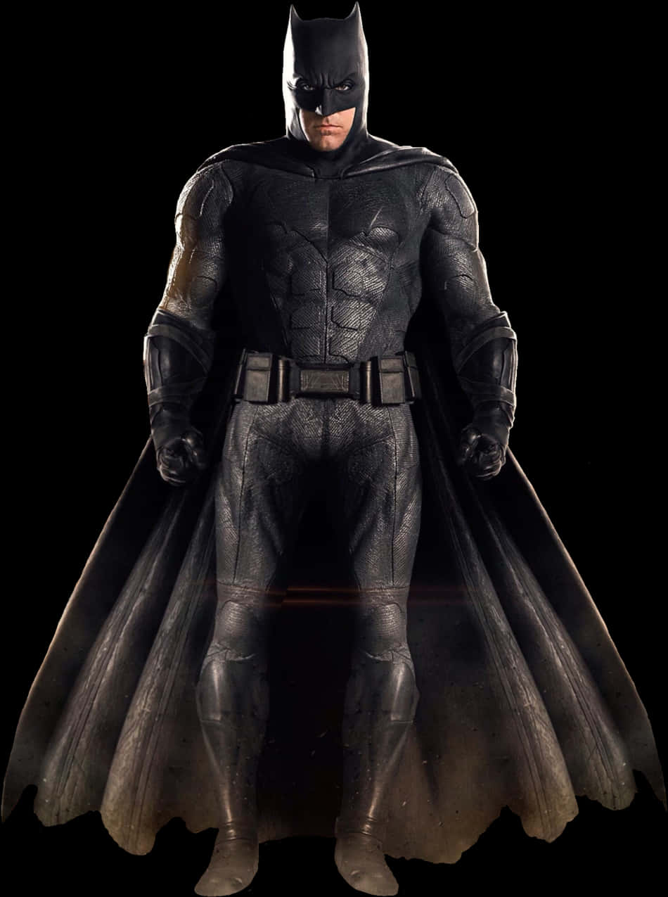 Dark Knight Standing Pose PNG Image