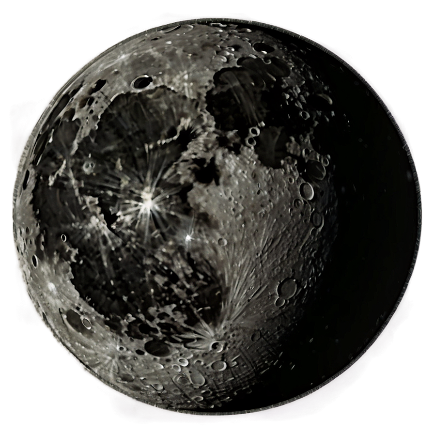 Dark Moon Night Sky Png Tbq PNG Image