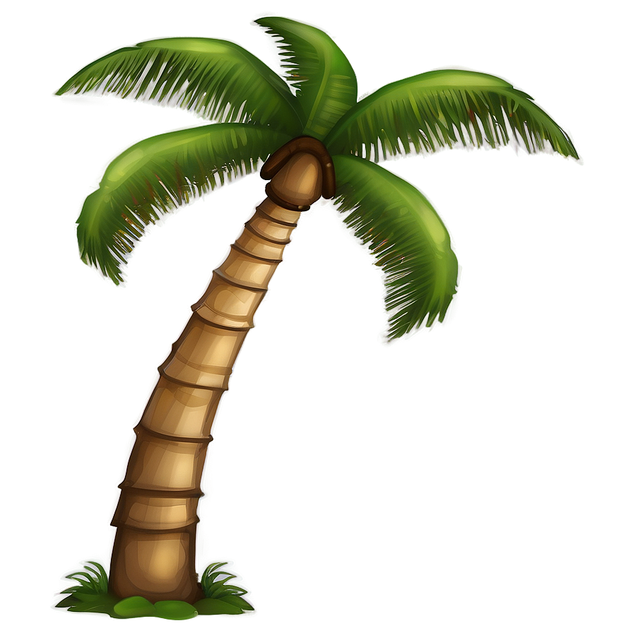 Dark Palm Tree Emoji Png Moi PNG Image