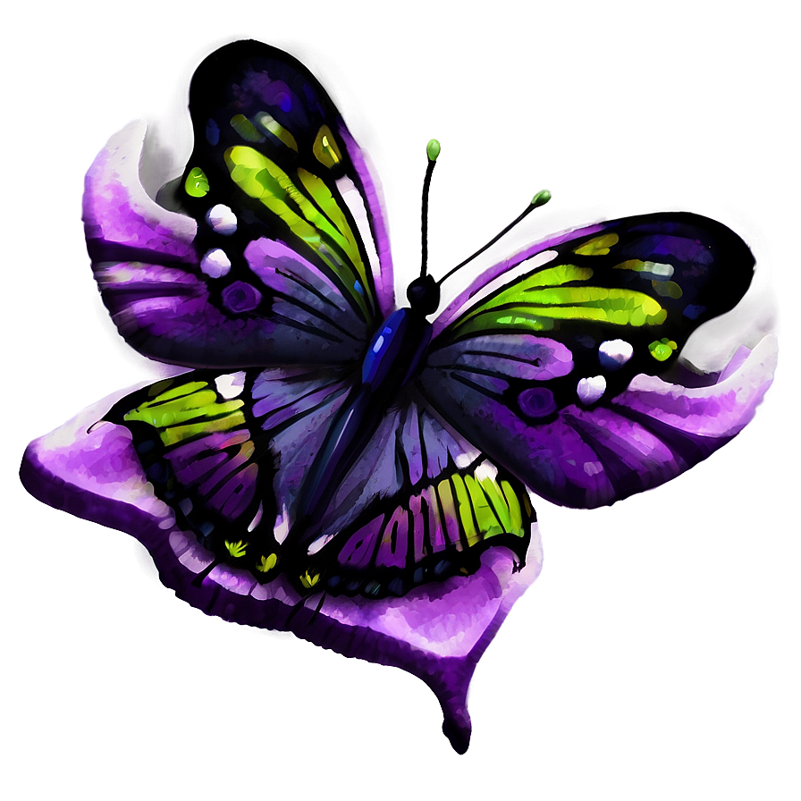 Dark Purple Butterfly Png Ktt PNG Image