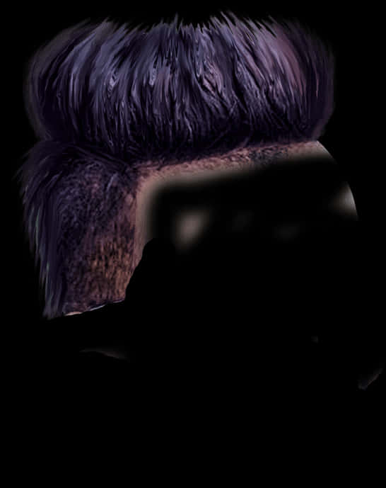 Dark Purple Hair Texture PNG Image