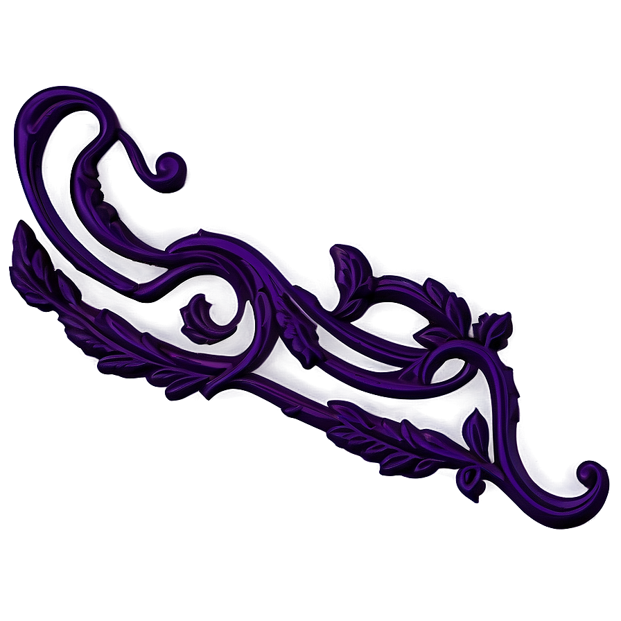 Dark Purple Ornate Border Png Lxy PNG Image