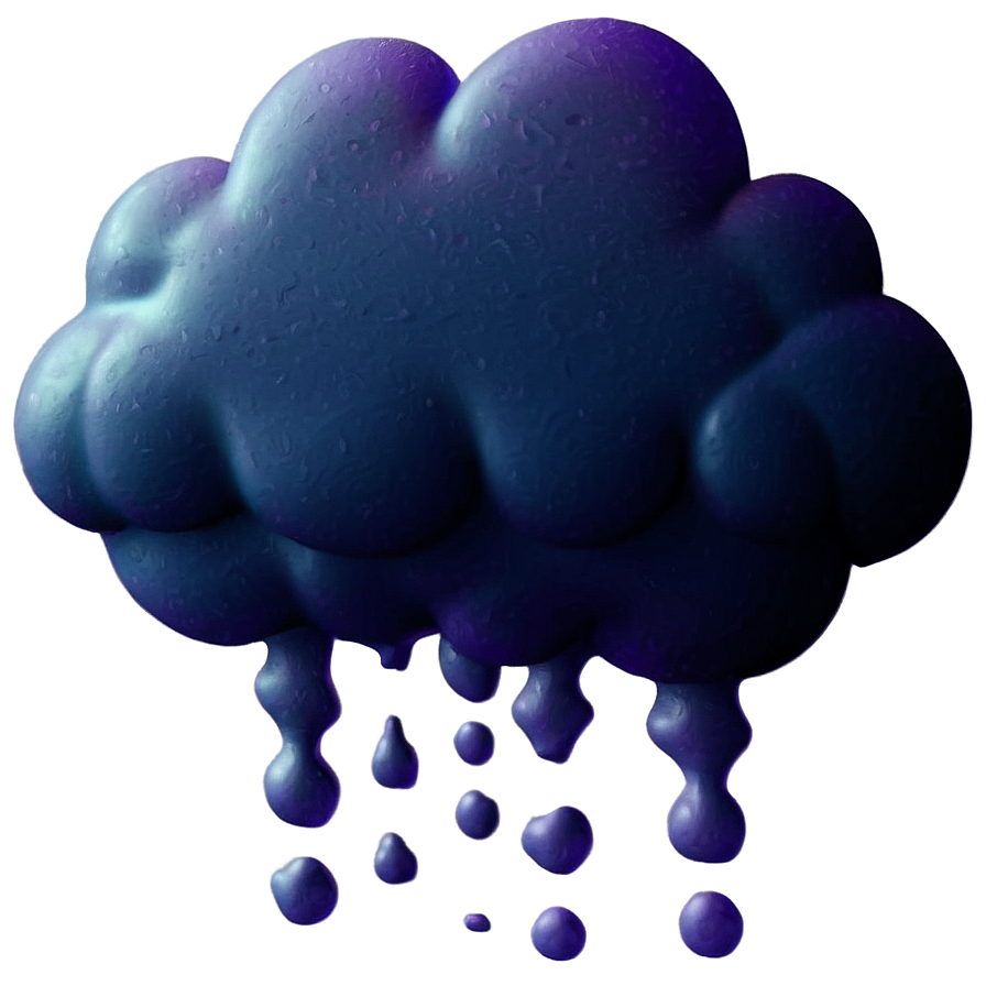 Dark Purple Rain Clouds Png Pbh PNG Image