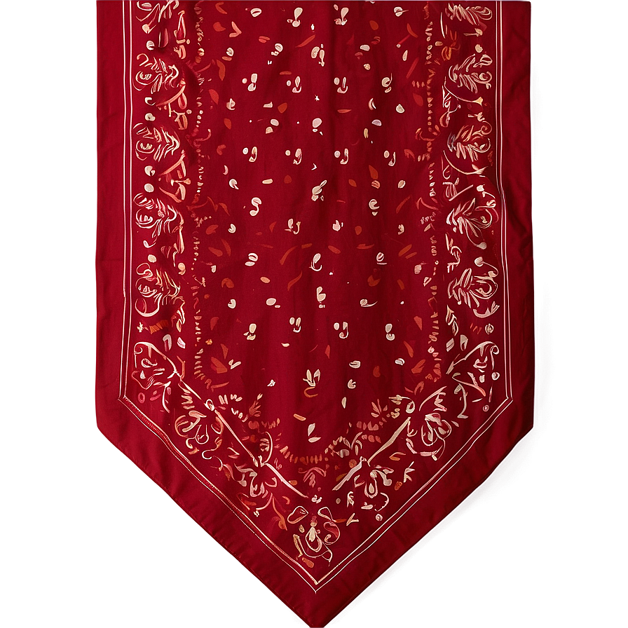 Dark Red Bandana Style Png 62 PNG Image