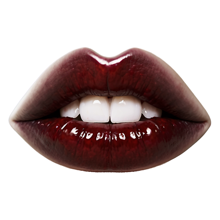 Dark Red Vampire Lips Png 27 PNG Image