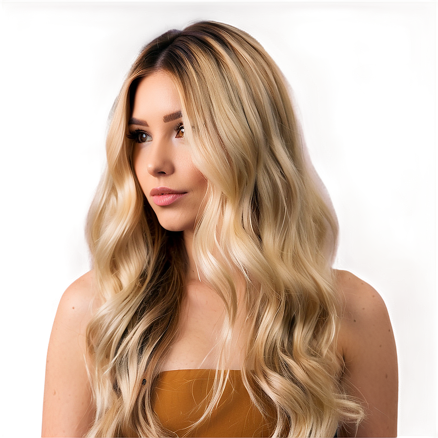 Dark Roots Blonde Hair Png Uxu PNG Image