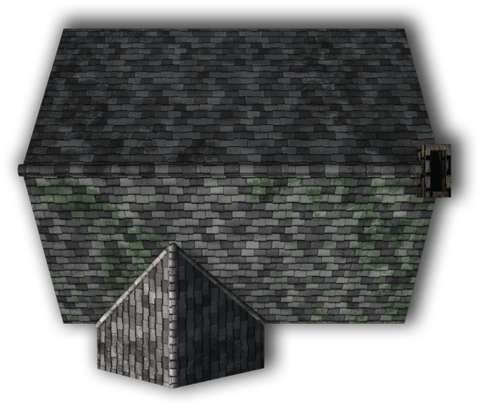 Dark Shingled Roof Texture PNG Image