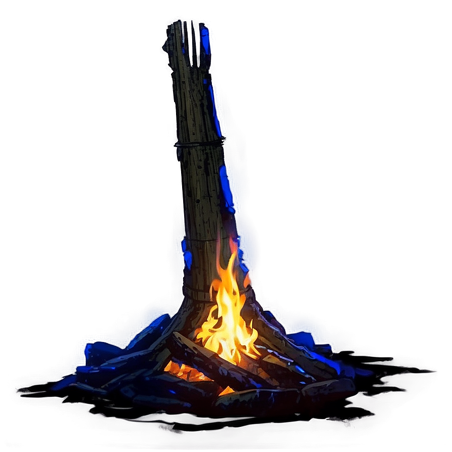 Dark Souls Bonfire Night Png Wtm PNG Image