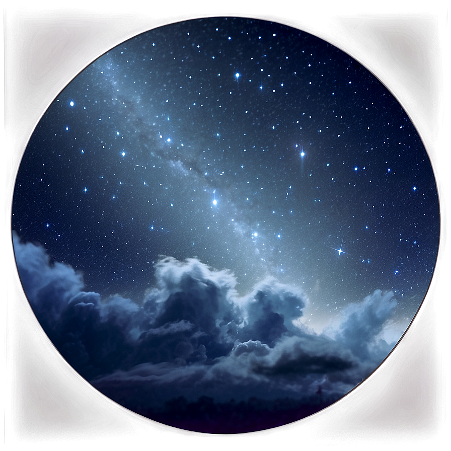 Dark Starry Sky Png Rxy PNG Image