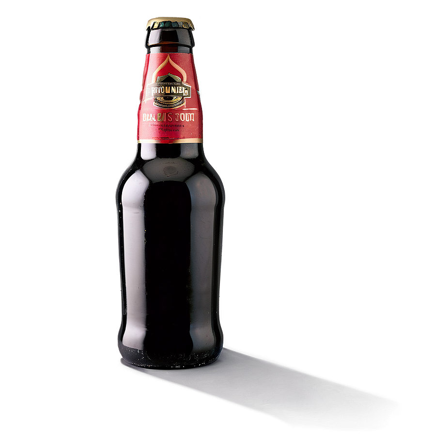 Dark Stout Beer Bottle Png 06122024 PNG Image