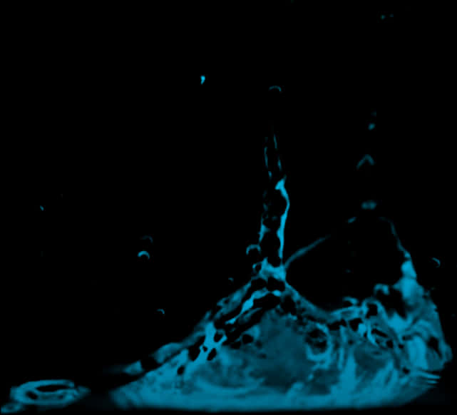 Dark Water Splash Abstract PNG Image