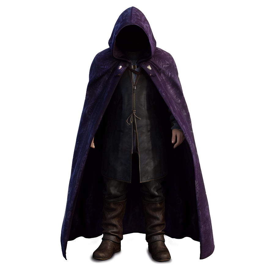 Dark Wizard Cloak Fantasy Png Ivi60 PNG Image