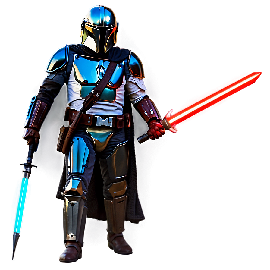 Darksaber Duel Mandalorian Png 50 PNG Image