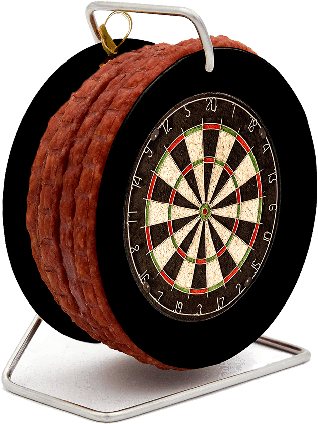 Dartboardin Salami Suitcase PNG Image