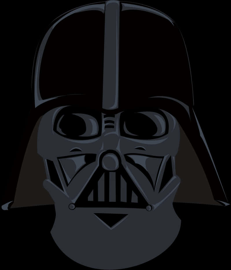 Darth Vader Iconic Helmet PNG Image