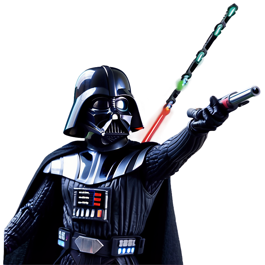 Darth Vader In Battle Scene Png 05212024 PNG Image