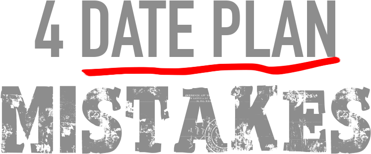 Date Plan Mistakes Graphic PNG Image