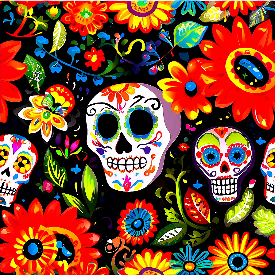 Day Of The Dead Family Gatherings Png Bol47 PNG Image