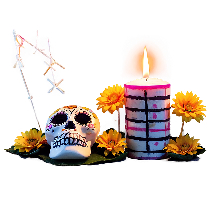 Day Of The Dead Ofrendas Png Cnn55 PNG Image