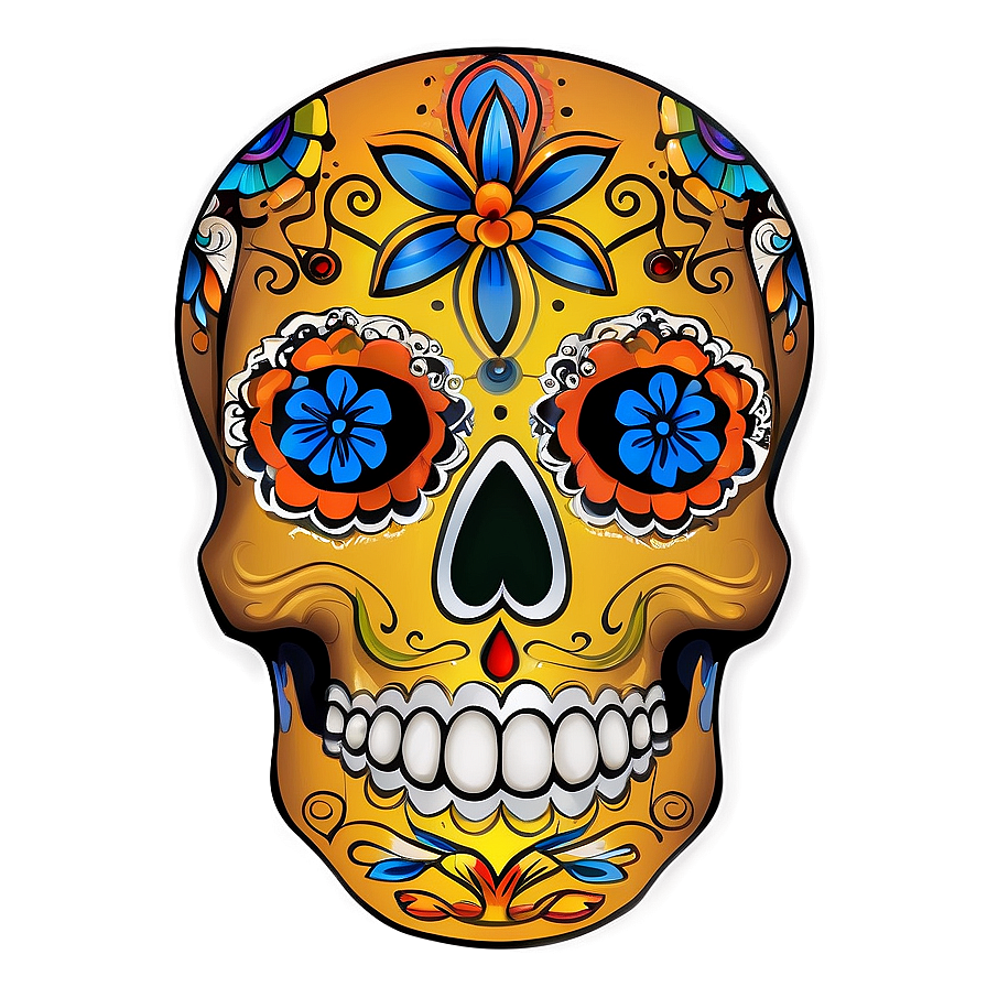 Day Of The Dead Tattoo Designs Png 06112024 PNG Image