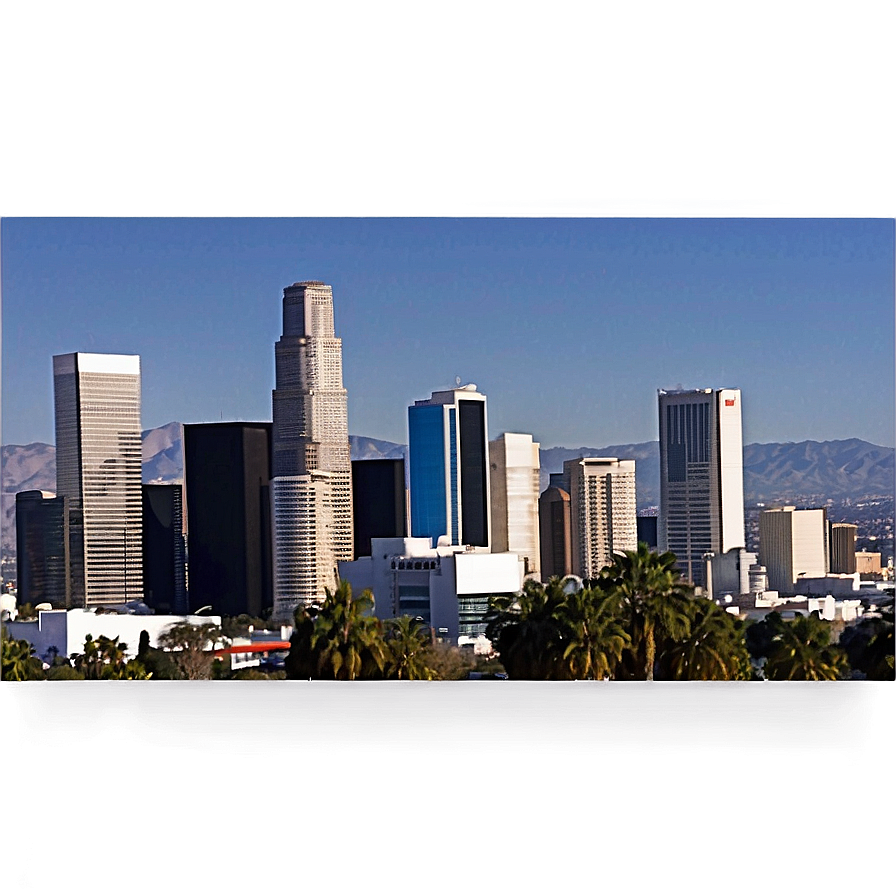 Daytime Los Angeles Skyline Png 18 PNG Image