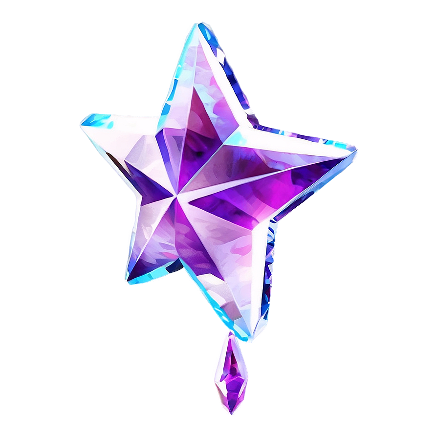 Dazzling Crystal Star Png Brr34 PNG Image