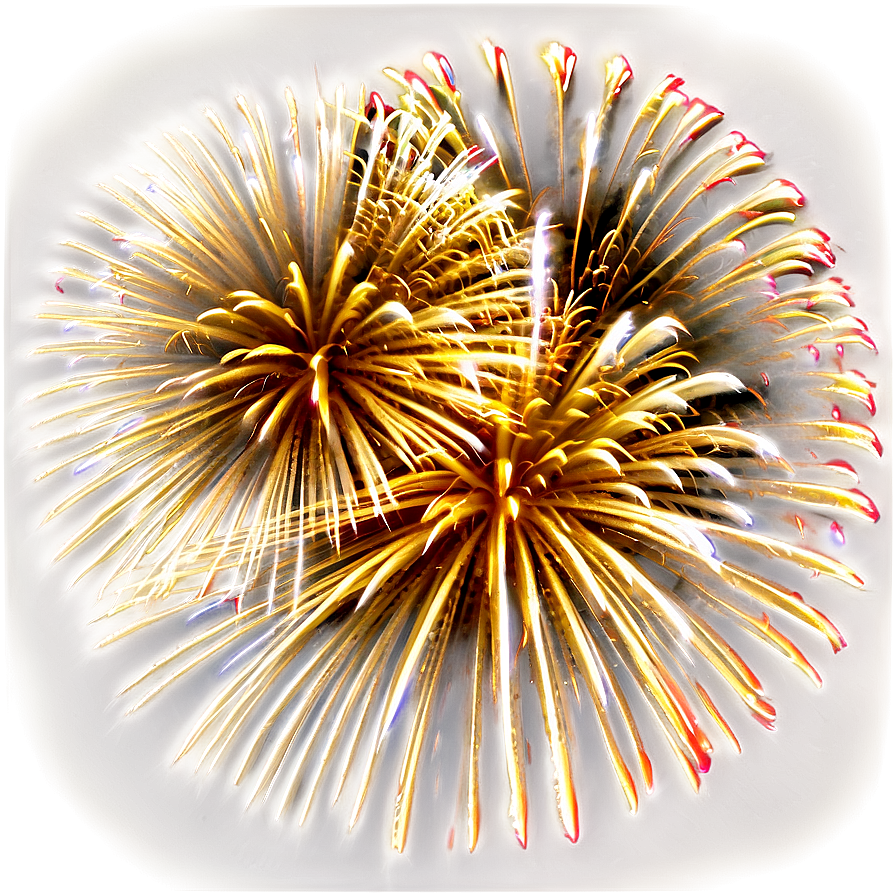 Dazzling Gold Fireworks Display Png Why PNG Image