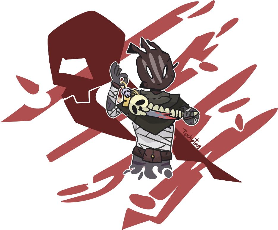 Dead By Daylight Cartoon Killer Art PNG Image