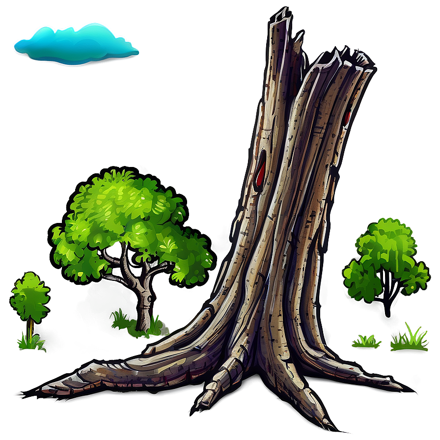 Dead Tree Artwork Png Lhc65 PNG Image