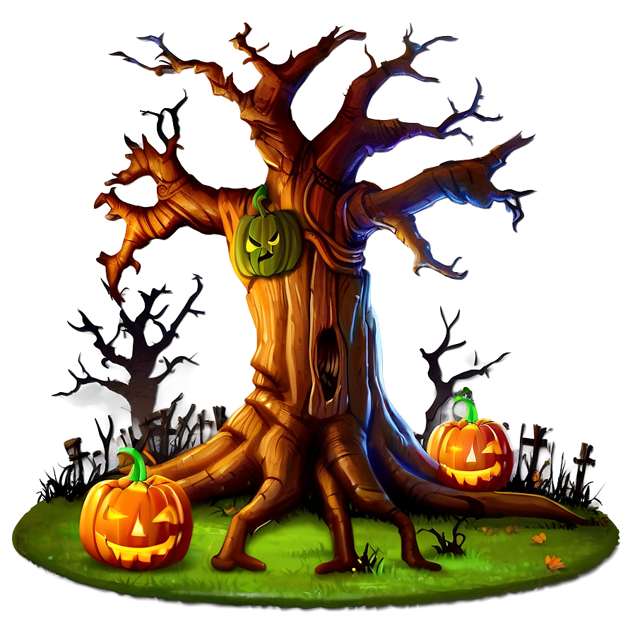 Dead Tree Halloween Png Brf PNG Image