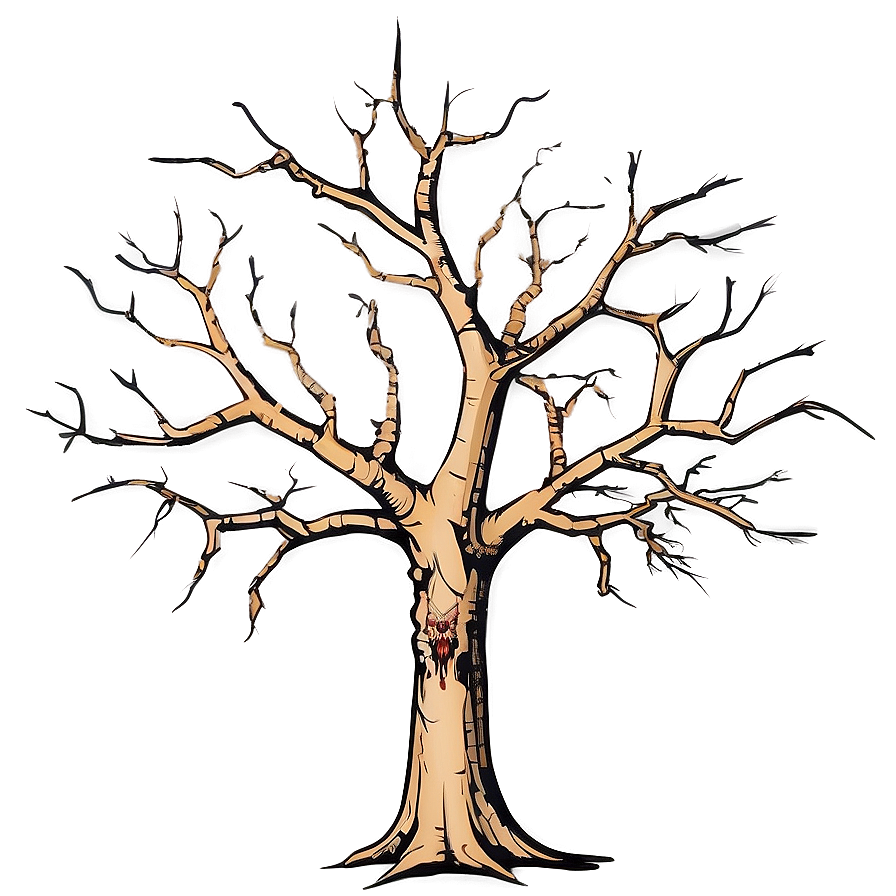 Dead Tree Tattoo Design Png Cus PNG Image