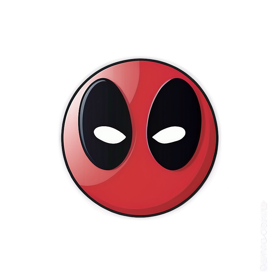 Deadpool Cartoon Style Png 3 PNG Image