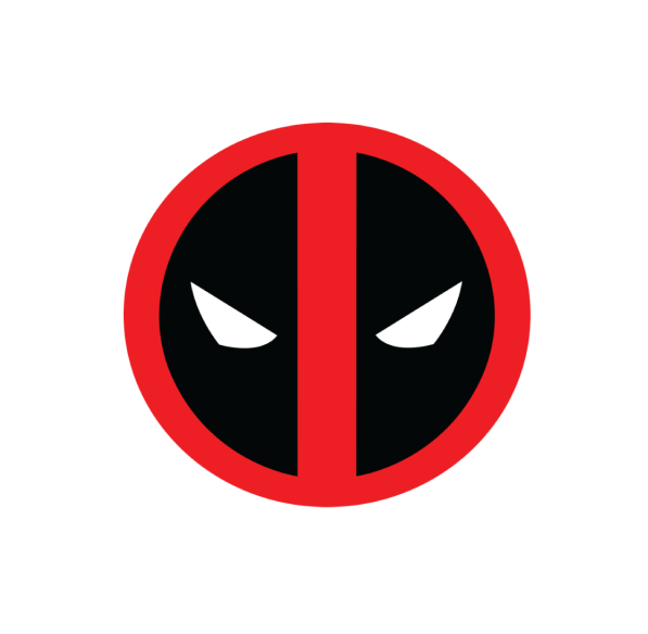 Deadpool Logo Graphic PNG Image