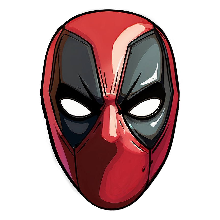 Deadpool Mask Illustration Png 05212024 PNG Image