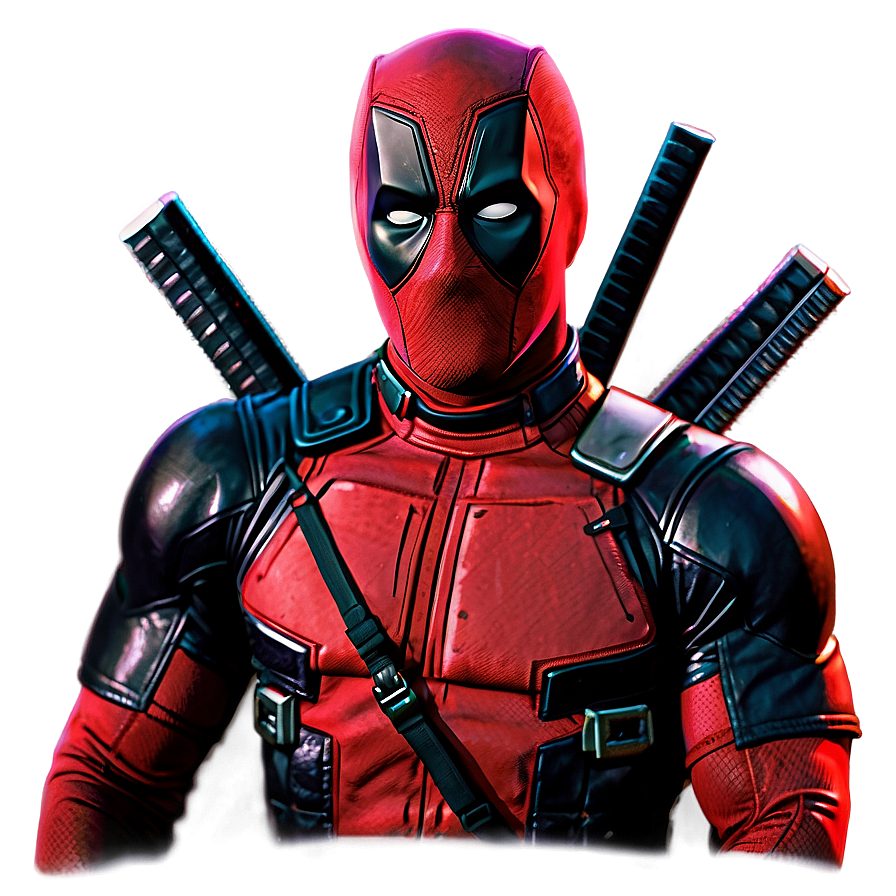 Deadpool Retro 80s Style Png Flp74 PNG Image