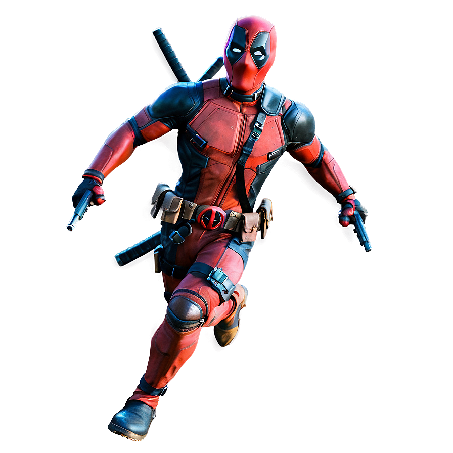 Deadpool Running Action Png 05212024 PNG Image